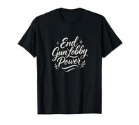 Design de Protestation de Puissance du Hall du Pistolet d'extrémité T-Shirt
