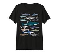 Design de Requin Amusant pour Les Amateurs de Requins Qui Aiment la pêche aux Requins T-Shirt Haut de Gamme
