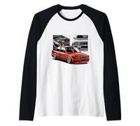 Design de rêve classique pour les amateurs de voitures rouges Manche Raglan
