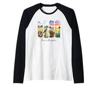 Design de routes de campagne qui m'emmènent chez moi Manche Raglan