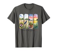 Design de routes de campagne qui m'emmènent chez moi T-Shirt
