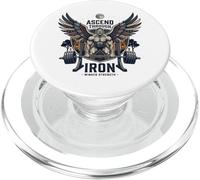Design de Salle de Sport d'haltérophilie Deadlift Ascend Iron Cool PopSockets PopGrip pour MagSafe