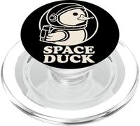 Design de Science-Fiction Animal drôle Canard Astronaute PopSockets PopGrip pour MagSafe