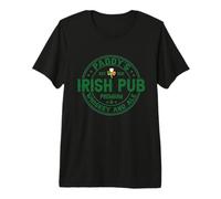 Design de trèfle de pub Irlandais Paddy's T-Shirt Haut de Gamme