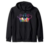 Design de Trolls Dynamique et Amusant pour Stay Troll Sweat à Capuche