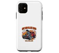 Design de Voiture de Course Classique Hot Rod Blaze Coque pour iPhone 11