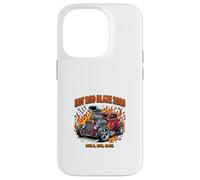 Design de Voiture de Course Classique Hot Rod Blaze Coque pour iPhone 14 Pro