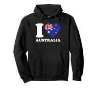 Design de Voyage Kangourou « I Love Australia » Sweat à Capuche