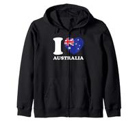 Design de Voyage Kangourou « I Love Australia » Sweat à Capuche