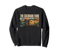 Design de Voyage Vintage des Quatre Parcs nationaux du Colorado Sweatshirt
