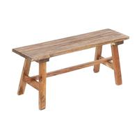 DESIGN DELIGHTS Banc en bois rustique Anzio | pliable, 90x26x39cm(LxlxH), banc en bois recy anc dans un look vintage tendance