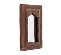 DESIGN DELIGHTS Miroir Mural Oriental Sara | 40 cm, Bois dacajou | Miroir rectangulaire, Miroir dentrée marocain, Miroir Oriental en Bois