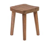 DESIGN DELIGHTS Tabouret en Bois Lupo | 40x30 cm (hxl), Acajou & Teck | Pouf, Tabouret pour Plantes, Tabouret en Bois, Tabouret dappoint, Tabouret
