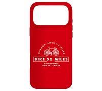 Design Demi-Distance Triathlète Endurance Swim Bike Run Coque pour iPhone 17 Pro Max