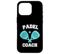 Design d'entraîneur de Padel pour Baskets de Padel Coque pour iPhone 16 Pro