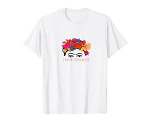 Design dessiné à la Main de L'Artiste Mexicaine Frida I Am My Own Muse T-Shirt