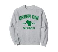 Design d'État rétro Vintage de Green Bay Wisconsin Est 1854 Sweatshirt