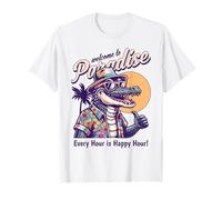 Design d'été rétro « Welcome to Paradise » T-Shirt