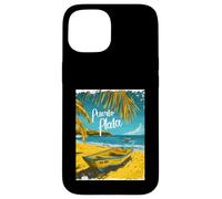 Design d'évasion à Puerto Plata Sunshine Beach Coque pour iPhone 15