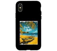 Design d'évasion à Puerto Plata Sunshine Beach Coque pour iPhone X/XS