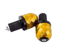 Design diamant pour poignées de moto Extrémités 22 mm Rouge Bleu Or Diamant | Boule rotative à 360 degrés, réglage flexible, réduit les vibrations, confort de conduite fluide, facile à installer