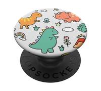 Design - Dinosaur Land PopSockets PopGrip Adhésif