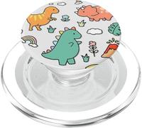 Design - Dinosaur Land PopSockets PopGrip pour MagSafe