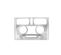 Design d'intérieur Couverture De Panneau De Commande De Climatisation D'accessoires De Voiture Pour Suzuki Pour Jimny 2019 2020 2021 2022 2023 JB64 JB74 (Color : Argent)