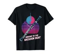 Design Disco rétro Groove to The Bassoon Beat T-Shirt