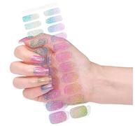 Design d'ongles en gel autocollant, pas de lumière nécessaire, manucure, décoration d'ongles professionnelle, indispensable, facile à utiliser