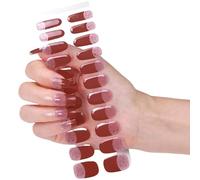 Design d'ongles en gel autocollant, pas de lumière nécessaire pour manucure, décoration d'ongles professionnelle indispensable, facile à utiliser