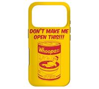 Design « Don't Make Me Open This Can of Whoopass » Rouge Coque pour iPhone 17 Pro