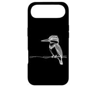 Design d'ornithologie d'oiseau avec Ceinture Kingfisher Line Art Coque pour iPhone Air
