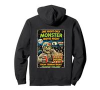 Design Drive-in Zombie Film de Monstre Horreur Rétro Sweat à Capuche