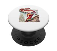 Design Drôle de Dinde de Noël - Pas Mon Dîner ! PopSockets PopGrip Adhésif