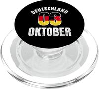 Design drôle de Jour de l'unité Allemande Deutschland 03 Octobre PopSockets PopGrip pour MagSafe