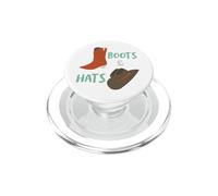 Design drôle de l'agriculture, Cowboy Rancher PopSockets PopGrip pour MagSafe