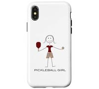 Design drôle de Pickleball pour Femmes, Cadeaux de Pickleball pour Filles Coque pour iPhone X/XS