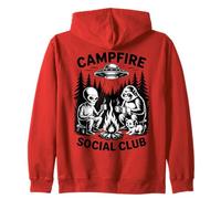 Design drôle Extraterrestre OVNI Campfire Social Club Sweat à Capuche