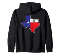 Design du Drapeau de l'État de Busy Doin' Texas AF : « Je Soutiens Le Texas » Sweat à Capuche