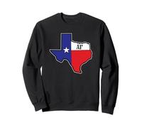 Design du Drapeau de l'État de Busy Doin' Texas AF : « Je Soutiens Le Texas » Sweatshirt