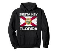 Design du Drapeau de Siesta Key, Floride, Siesta Key, Sarasota Beach, Floride Sweat à Capuche