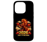 Design du Nouvel an du Zodiaque Chinois de l'année 2026 Coque pour iPhone 14 Pro