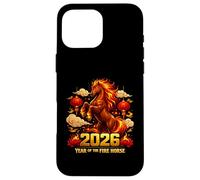 Design du Nouvel an du Zodiaque Chinois de l'année 2026 Coque pour iPhone 16 Pro Max