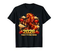 Design du Nouvel an du Zodiaque Chinois de l'année 2026 T-Shirt