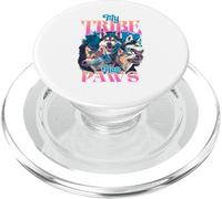 Design du Pack My Tribe Has Paws pour Les Amoureux des Chiens Husky PopSockets PopGrip pour MagSafe