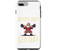 Design du Père Noël Qui ne Saute jamais Les Jambes pour Noël Coque pour iPhone 7 Plus/8 Plus