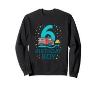 Design du sixième Anniversaire du Pompier Courageux Sweatshirt