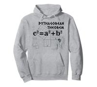 Design du théorème de Pythagore-2 Sweat à Capuche