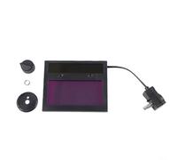 Design durable dans les casques de soudage - Lentilles auto-obscurcissantes utilisant des méthodes de charge solaire efficaces (réglable 110 x 90 mm)